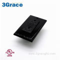 125V 15Amp Black GFCI Outlet For LED Light